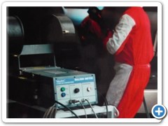 Žárový nástřik (metalizace) vnější části převaděče otěru odolonou nerezí  