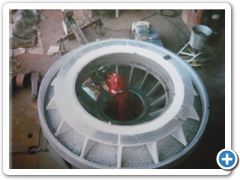 Metalizace vnitřní části výrobku