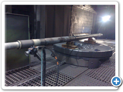 Představná tyč před metalizací