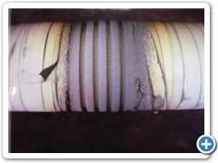 Nanesená vrtsva v odpovídající tloušťce NDTF