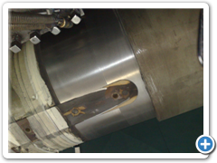 Obrábění hřídele - detail