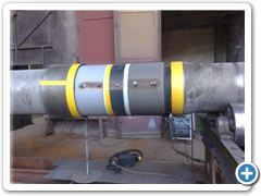 Hřídel generátoru s ochranými částmi