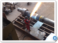 Elektro metalizace  horní pohled