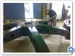 Renovovaný povrch generátoru - větší plochy