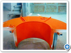 Privaděcí část s horním krytem - zadní část