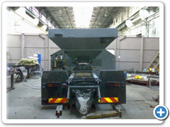 Zadní čast vozu správy a údržby silnic - základní vrstva