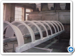 Vrchní vrtsva štítu u mokrého boxu