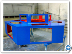 Kryt generátoru - horní pohled