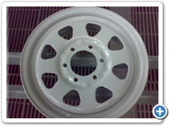 Litá kola - bílá horní vrstva