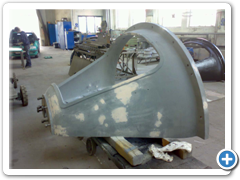 Zakytované a stěrkované části 