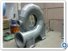 Spirála ve vrchním vrstvě - přední pohled