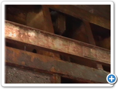 Hradidlová tabule před renovací - horní část