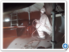 Aplikace nátěrového systému vnitřních prostor