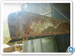 Hradidlová tabule před pískováním