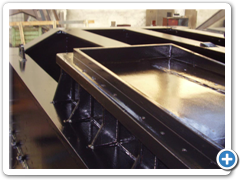 Hradidlová tabule po aplikaci vrchního nátěru - detail