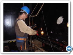 Kontrola aplikace nátěru po montáži