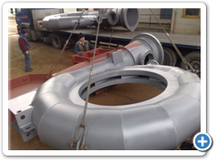 Konečná podoba povrchové úpravy spirály a její transport