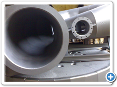 Otryskané vstupní prostory spirály