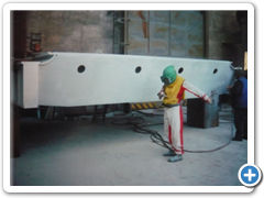 Boční pohled na celou rychlozávěrnou tabuli 