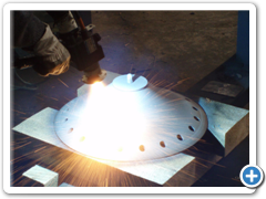 Elektro metalizace - hrot náboje - detail